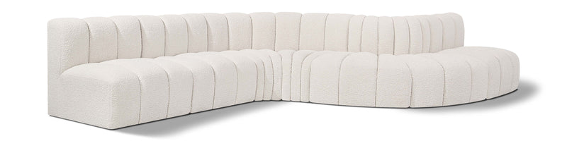 Arc - Boucle Fabric 7 Piece Modular Sofa