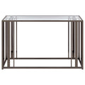 Adri - Glass Top Entryway Sofa Console Table