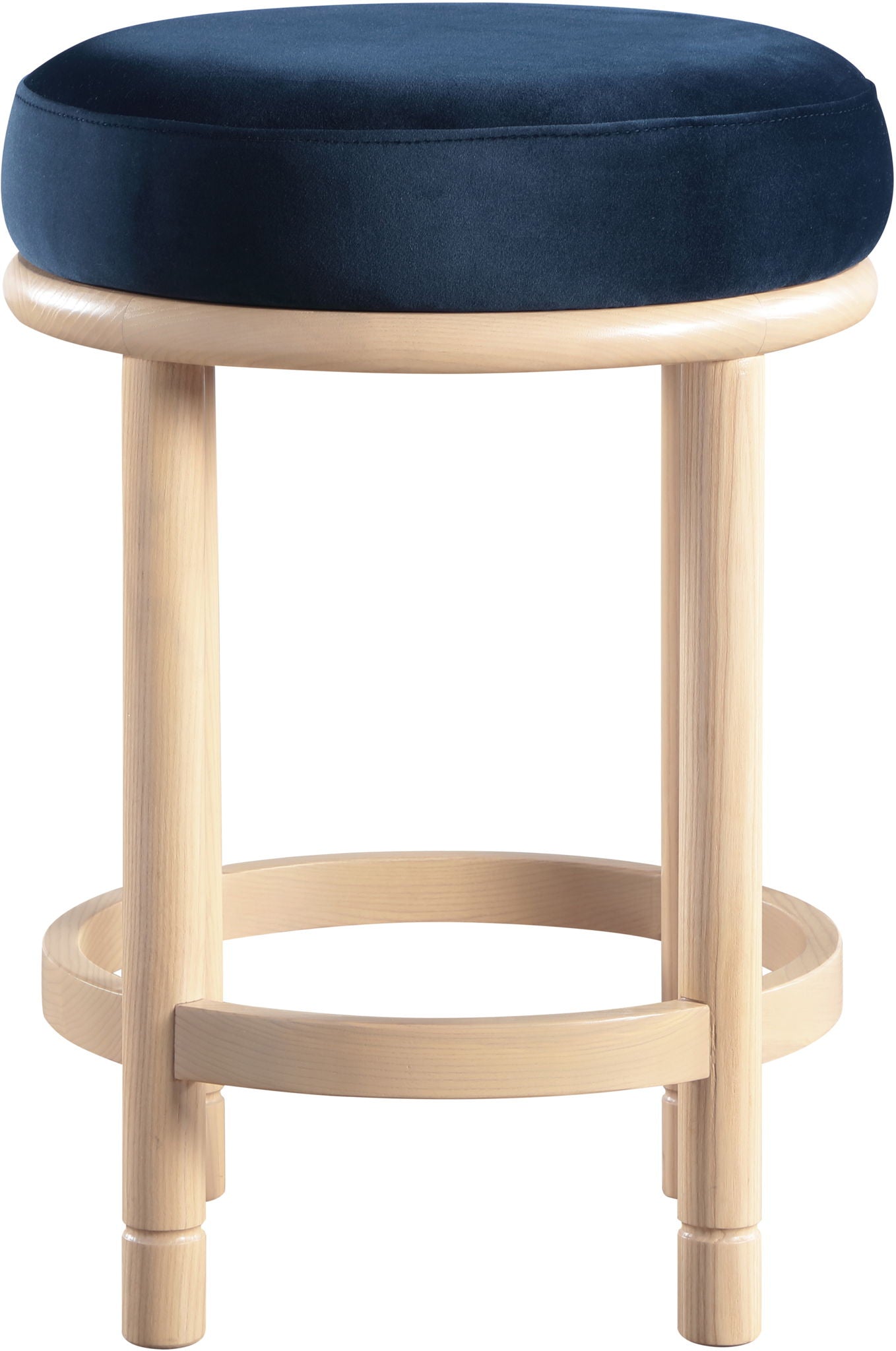 Monette - Counter Stool With Natural Base