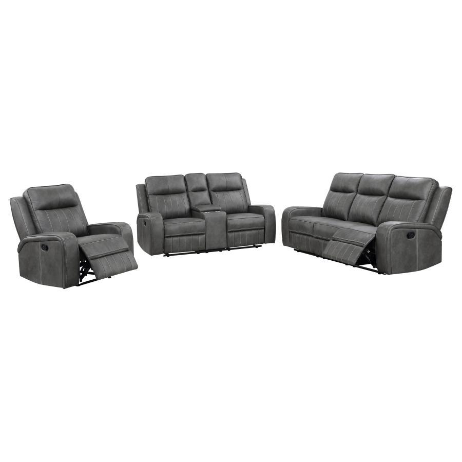 Raelynn - Upholstered Reclining Sofa Set