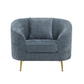 Nakendra - Chair With Pillow - Cobalt Gray