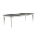 Katia - Dining Table With Leaf - Rustic Gray & Weathered White