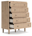 Cielden - Two-tone - Five Drawer Wide Chest