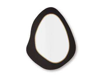 Kierlock - Black / Gold Finish - Accent Mirror