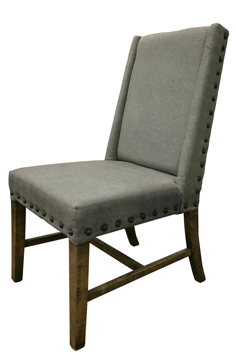 Loft - Upholstered Chair (Set of 2) - Two Tone Gray / Brown