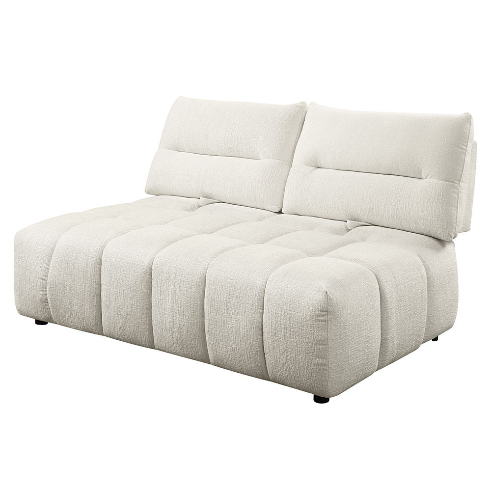 Loanna - Modular Loveseat - White