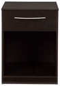 Finch - Black - One Drawer Night Stand