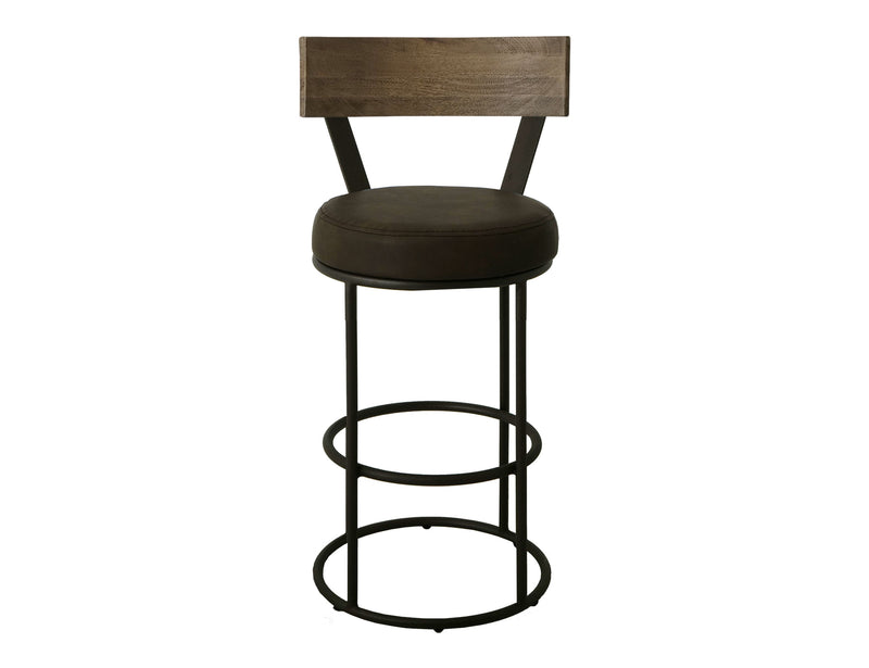 Xel-Ha - Upholstered Barstool - Dark Chocolate