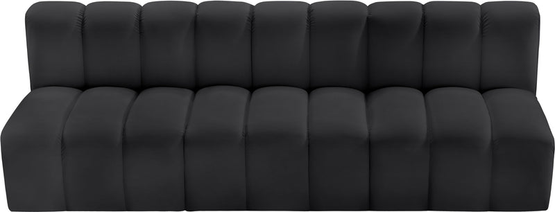Arc - Faux Leather 3 Seats Modular Sofa