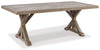 Beachcroft - Rect Dining Table W/Umb Opt