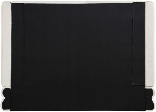 Chandra - Linen Textured Fabric Upholstered Bed