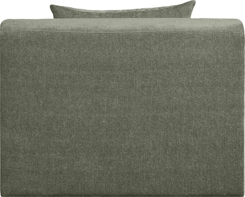 Stellar - Chenille Fabric Upholstered Modular Armless Chair