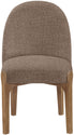 Torino - Upholstered Dining Chair With Brushed Brown Base (Set of 2)