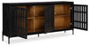 Vallisburg - Accent Cabinet - Black / Natural