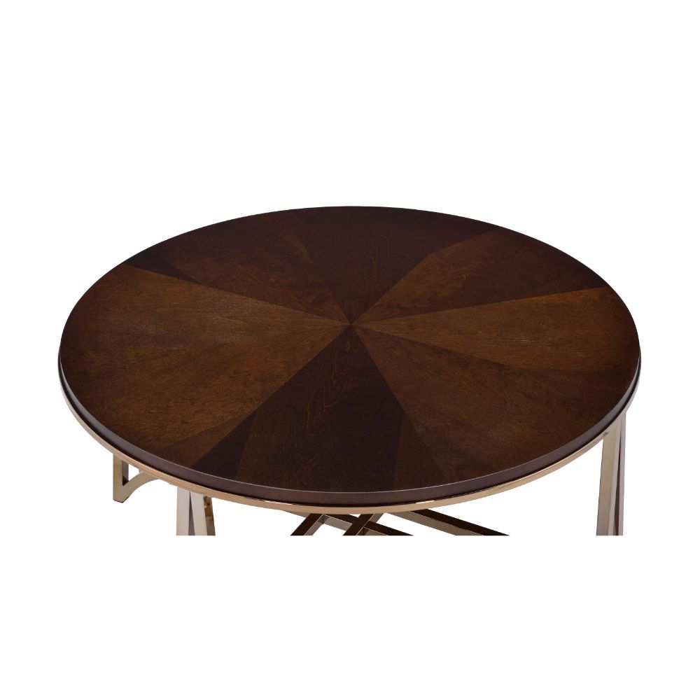 Novus - Coffee Table - Walnut & Champagne