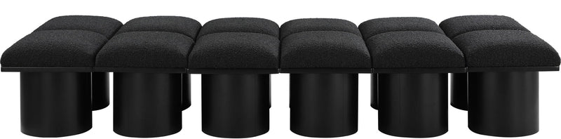 Pavilion - 12 Piece Modular Bench With Black Base