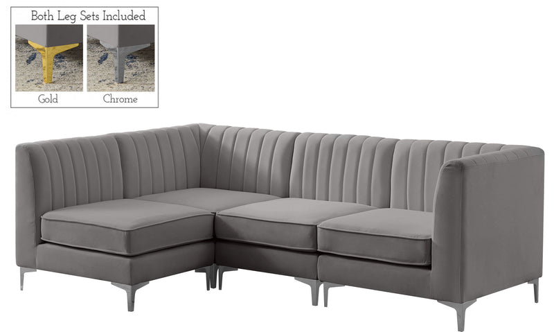 Alina - 4 Piece Modular L-Shaped Sectional
