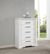 Mckinney - 5-Drawer Bedroom Chest Of Drawers - Vintage White