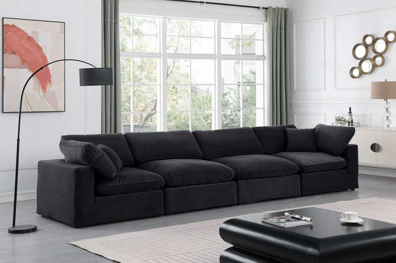 Comfy - Velvet Modular Sofa 4 Seats