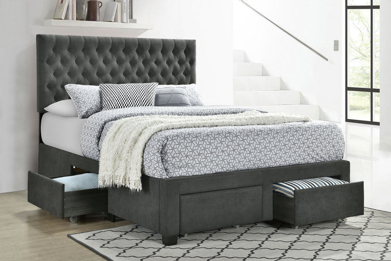 Soledad Panel Platform Storage Bed