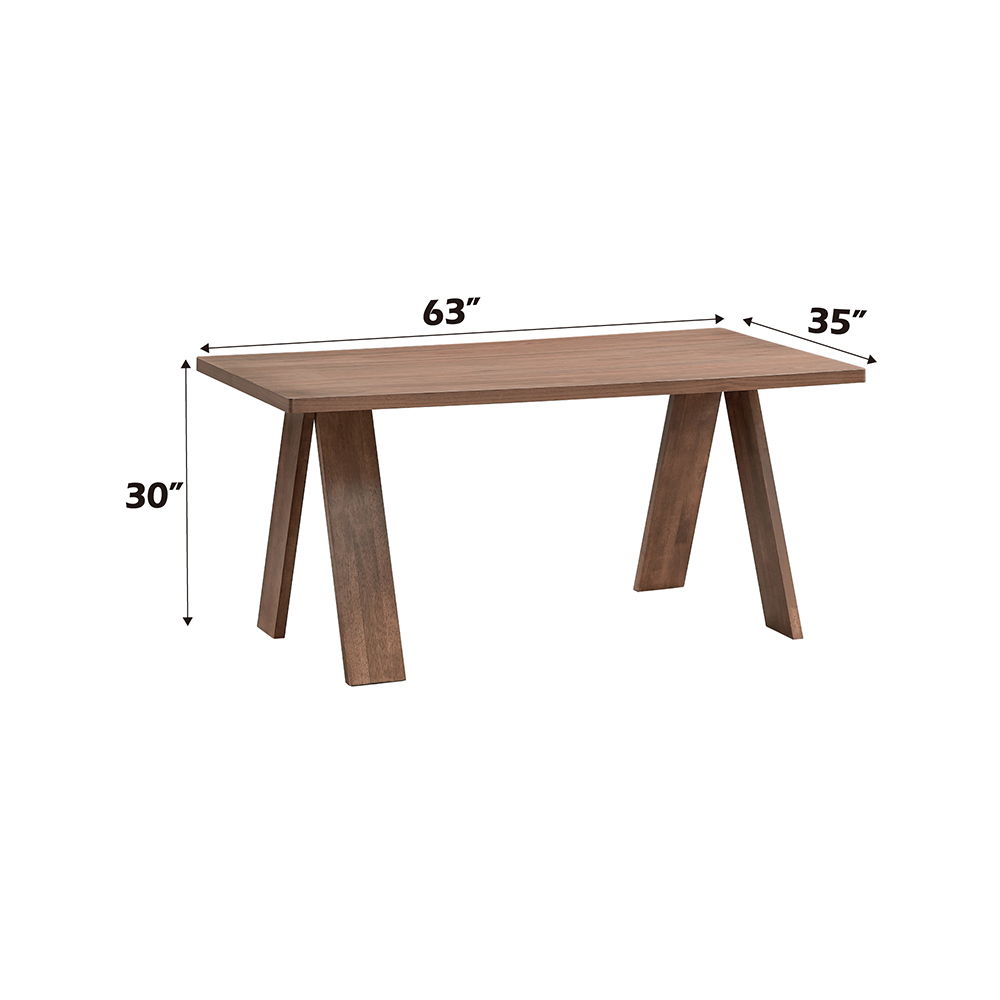 Sarha - Dining Table - Walnut Finish