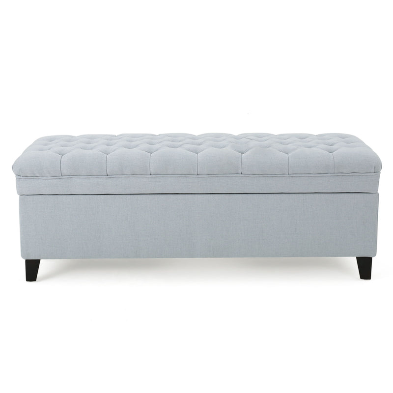 Juliana - Storage Ottoman With Birch Legs