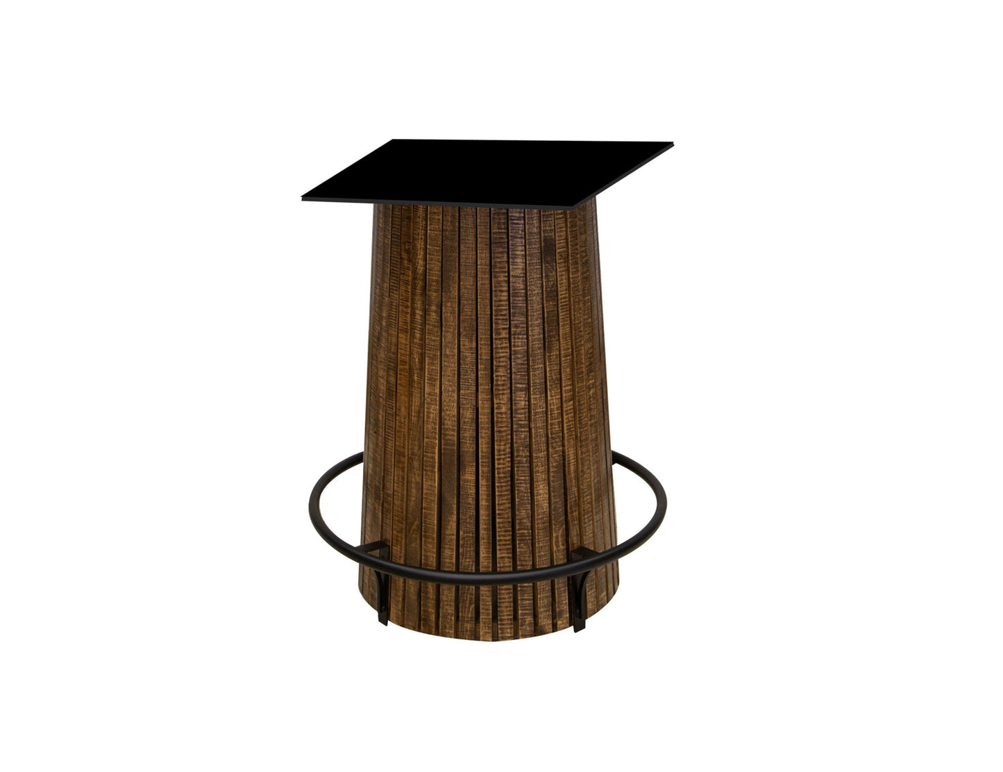 Tiza - Bistro Table - Peanut Brown / Chalk Colors