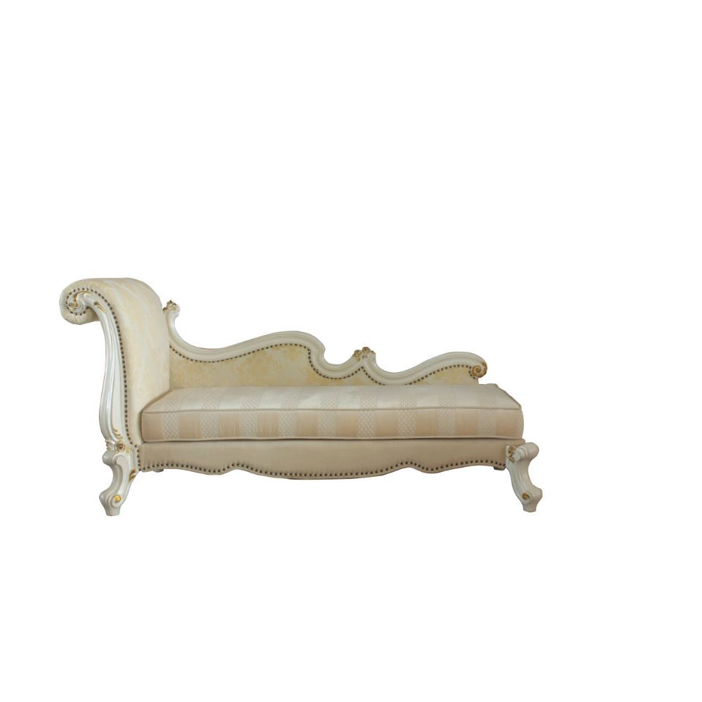 Picardy - Chaise - Antique Pearl & Fabric