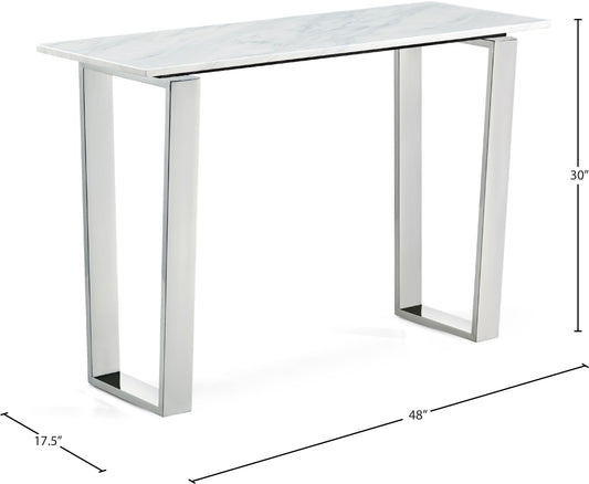 Carlton - Console Table - Pearl Silver