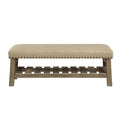 Bigot - Bench - Fabric & Antique White