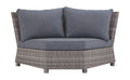 Salem Beach - Gray - 3 Pc. - Sectional Lounge