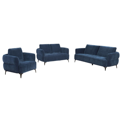 Blue / 3 Pc. Sofa, Loveseat, Chair