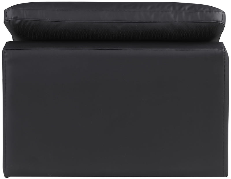 Comfy - Faux Leather Armless Chair