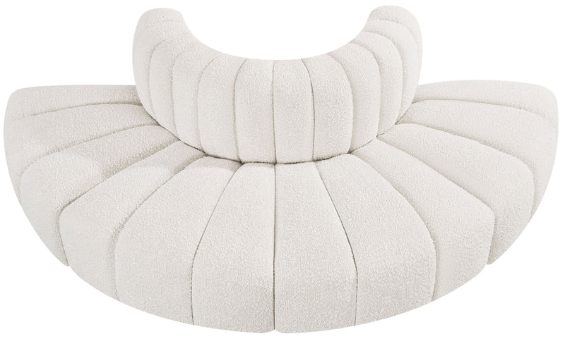 Arc - Boucle Fabric 4 Piece Modular Sofa