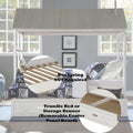 Tree House II - Twin Bed - Weathered White & Washed Gray