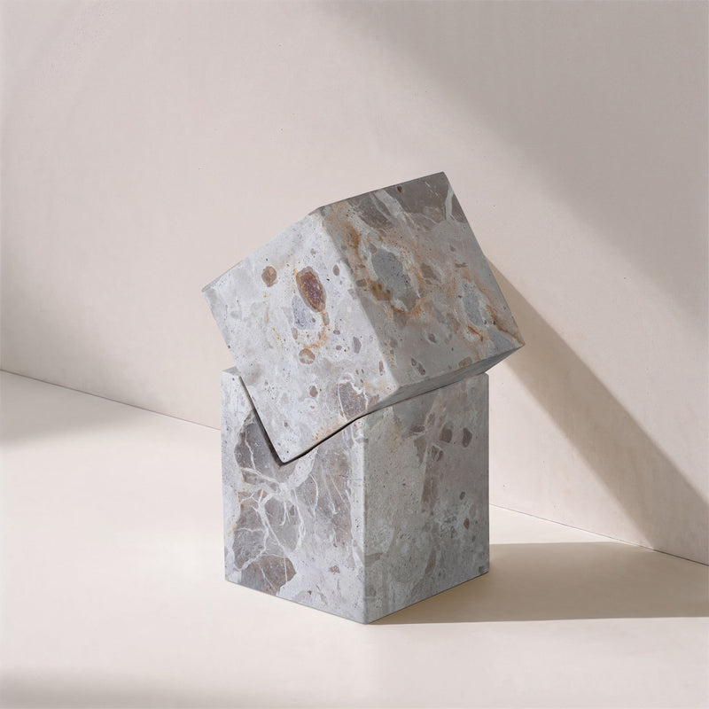 Quad - Marble Decorative Cube