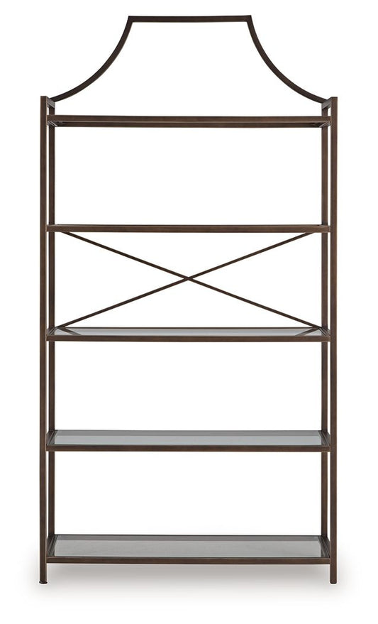 Bernonly - Antique Bronze Finish - Bookcase