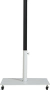Amalfi - Aluminum Patio Umbrella - White Base / Black Pole