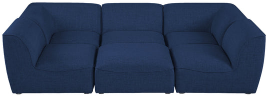 Miramar - Modular Sectional 6 Piece - Navy - Modern & Contemporary