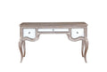 Esteban - Vanity Desk - Mirrored & Antique Champagne Finish