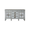 Varian - 36" Server - Mirrored & Antique Platinum