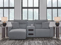 Modmax II - Reclining Sectional - Salt And Pepper