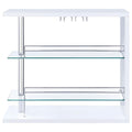 Prescott - Rectangular 2-Shelf Bar Unit