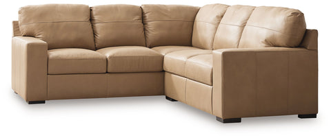 Light Brown / 2 Pc. Left Arm Facing Loveseat Sectional