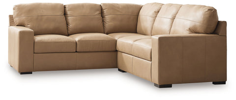 Light Brown / 2 Pc. Left Arm Facing Loveseat Sectional