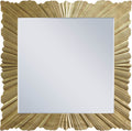 Golda - Leaf Mirror - Gold