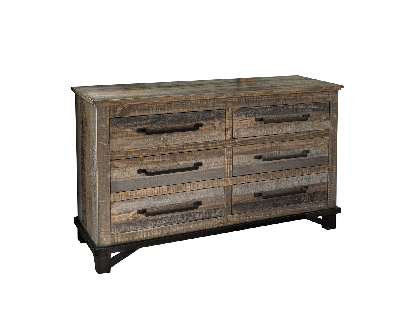 Loft Brown - Dresser - Two Tone Gray / Brown