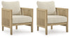 Spooners Cove - Lounge Chair With Cushion (Set of 2) - Beige