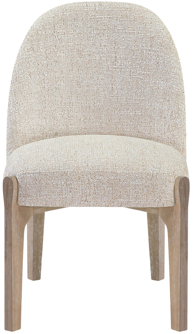 Torino - Upholstered Dining Chair With Brushed Natural Base (Set of 2)