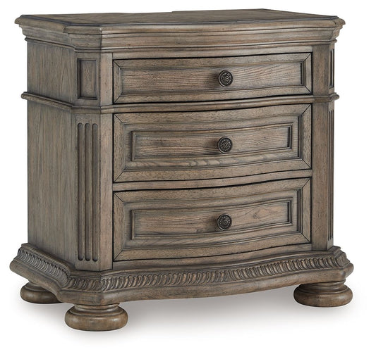 Ardenfield - Light Brown - Three Drawer Night Stand